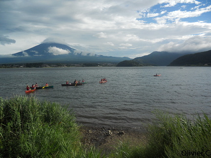 Rives de lac autour du Mont Fujiyama